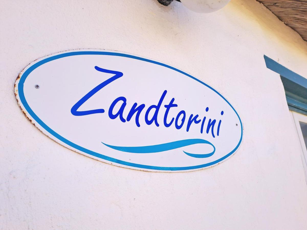 Zandtorini Seaside Cottage 斯特雷斯拜 外观 照片
