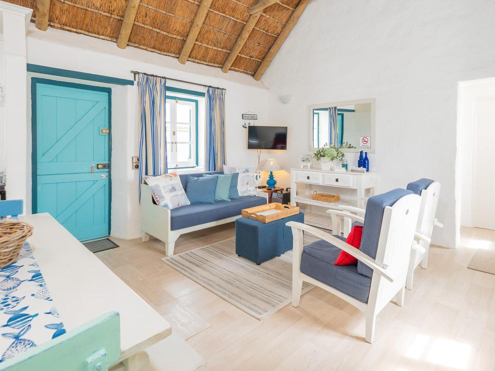 Zandtorini Seaside Cottage 斯特雷斯拜 外观 照片